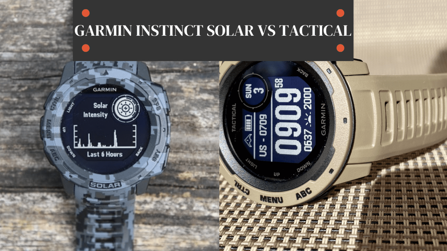 garmin instinct solar vs venu